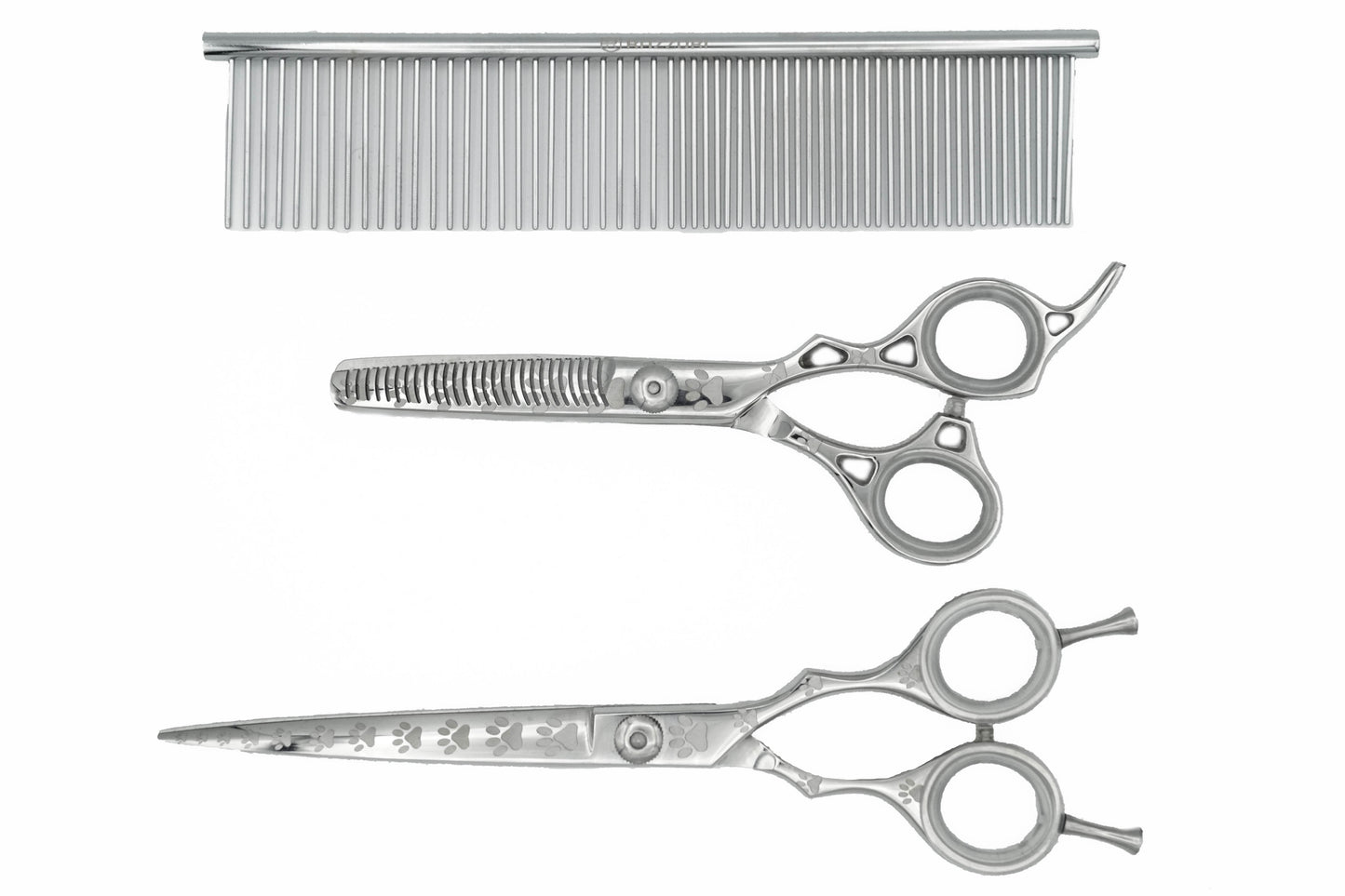 Pro Pet Shears - Set Silver #02 - Razzori