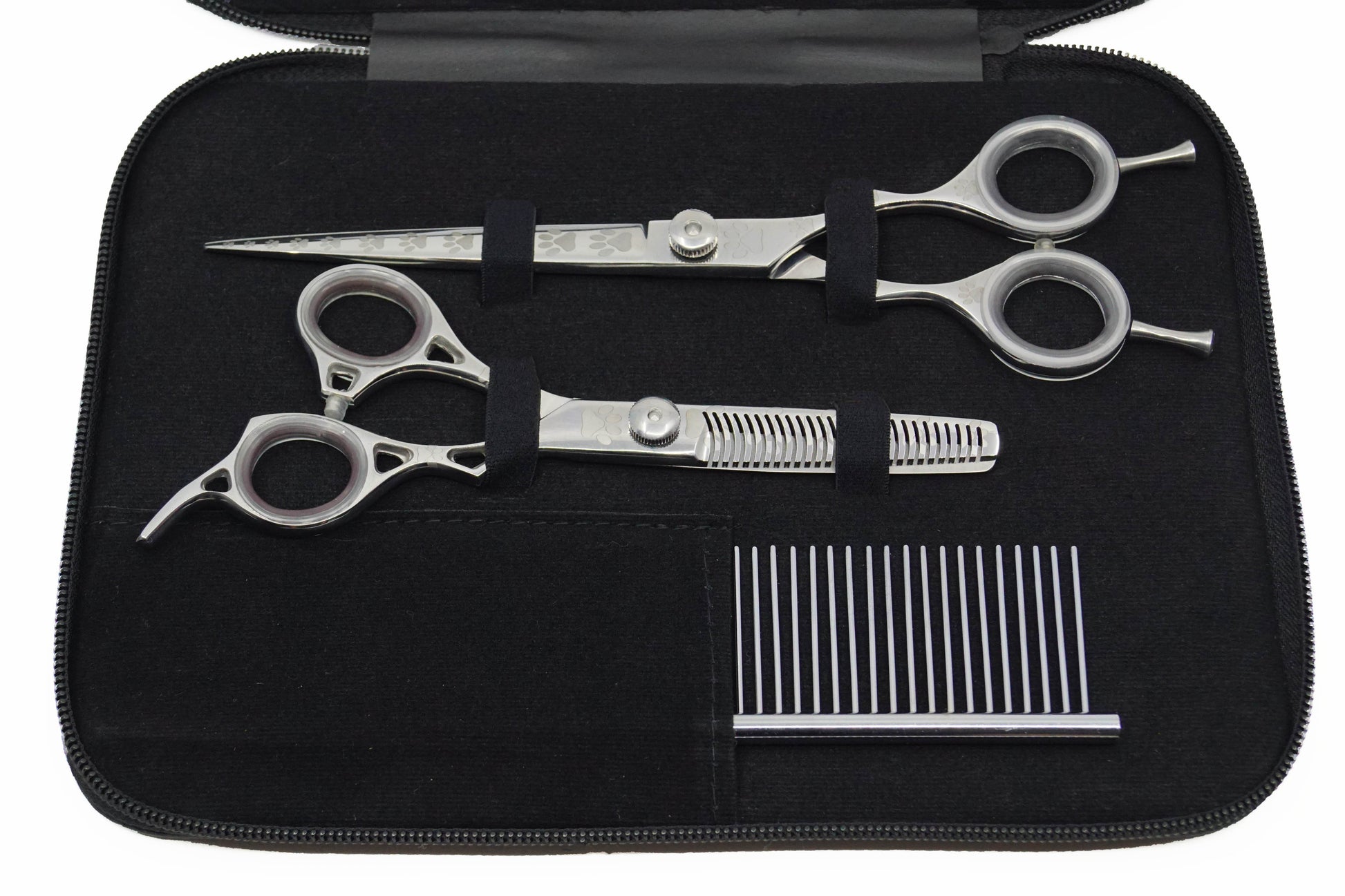 Pro Pet Shears - Set Silver #02 - Razzori