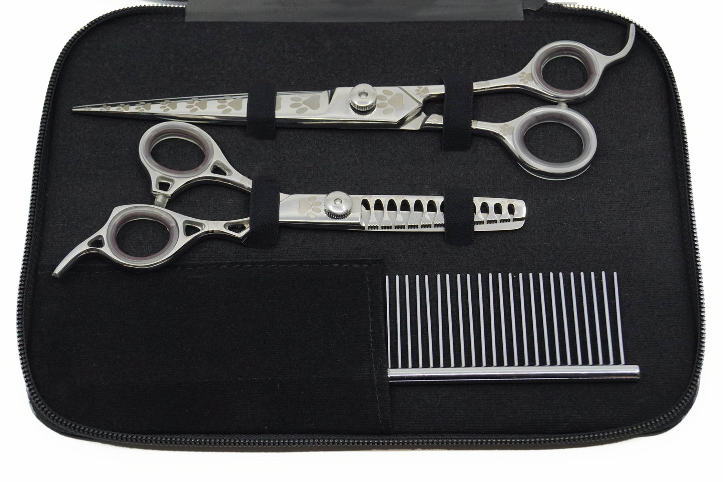 Pro Pet Shears - Set Silver #01 - Razzori