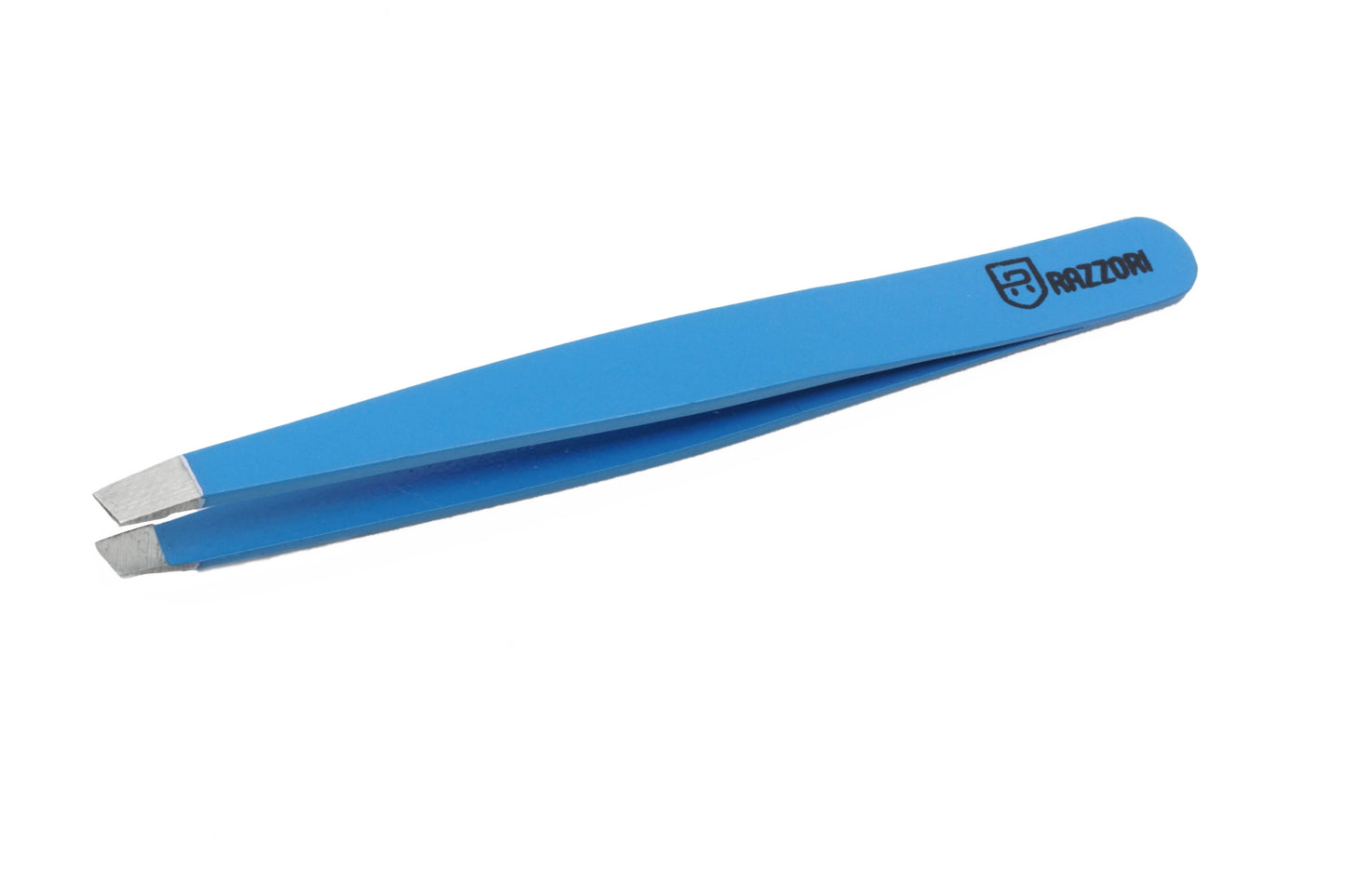 Slant Tweezers #01 - Turquoise - Razzori