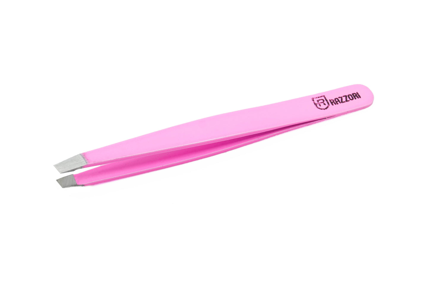 Slant Tweezers #01 - Fluo Pink - Razzori