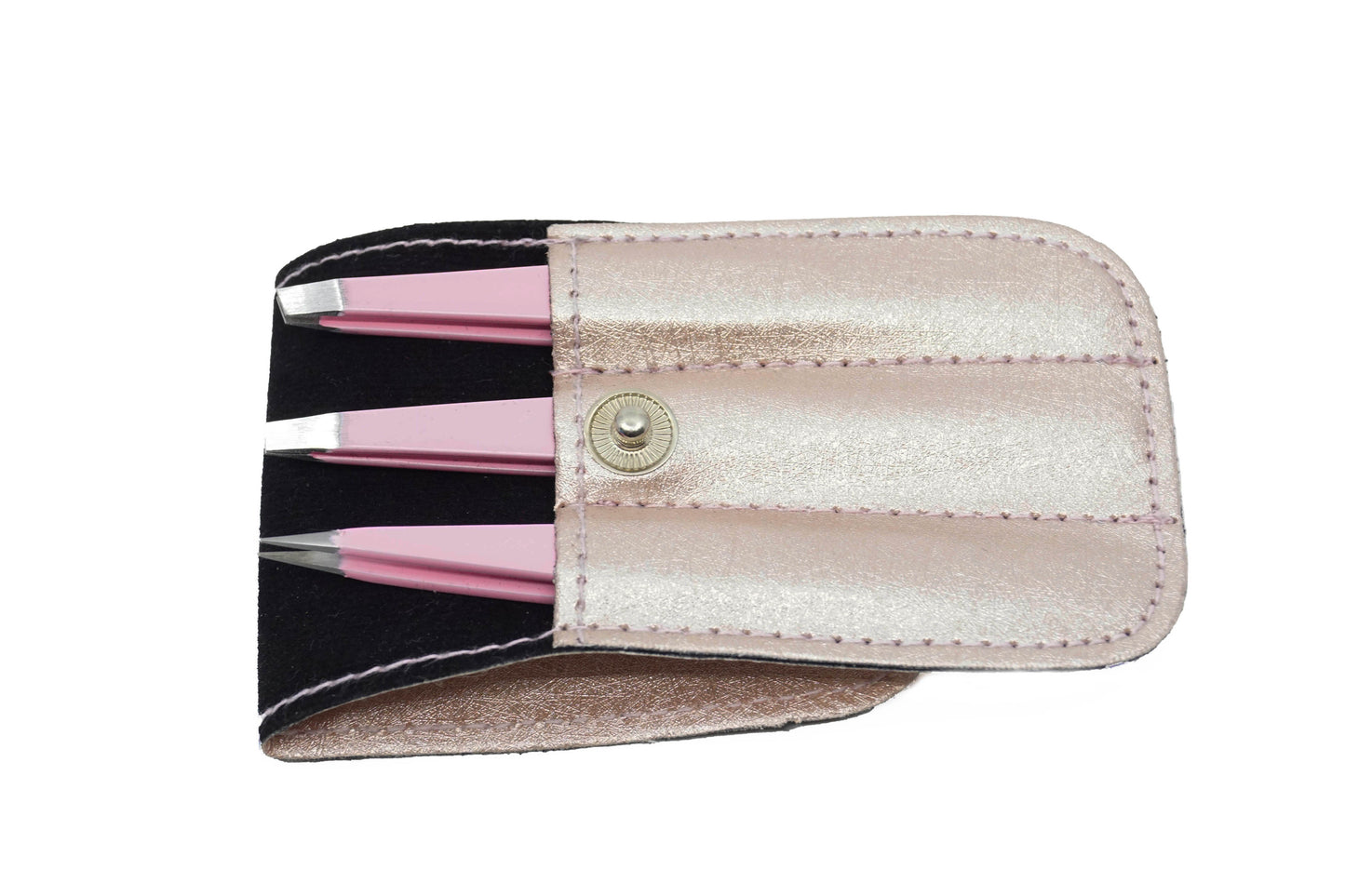 Pro Tweezers Set - Pink - Razzori